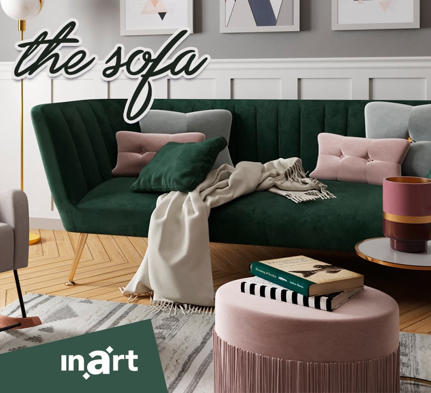 inart- Key furniture: the sofa